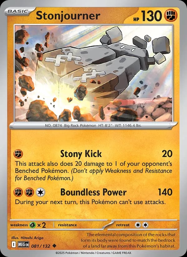 Stonjourner 081/132, Mega Evolution
