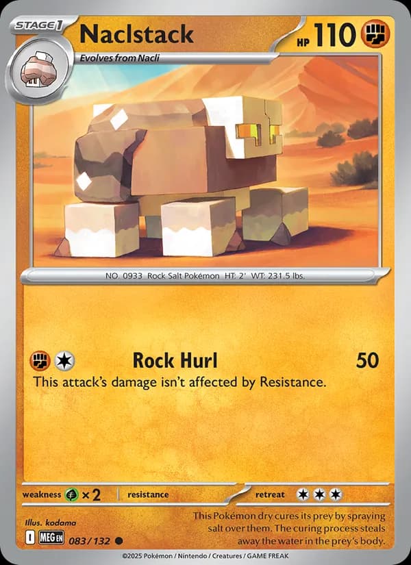 Naclstack 083/132, Mega Evolution