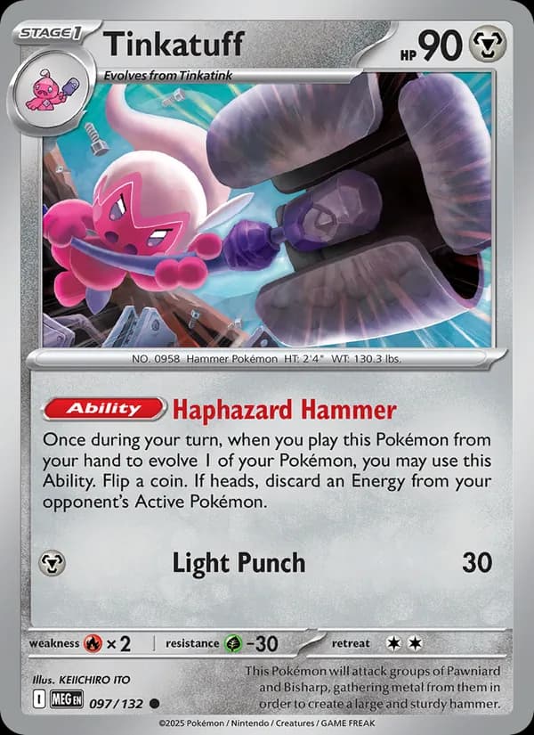 Tinkatuff 097/132, Mega Evolution