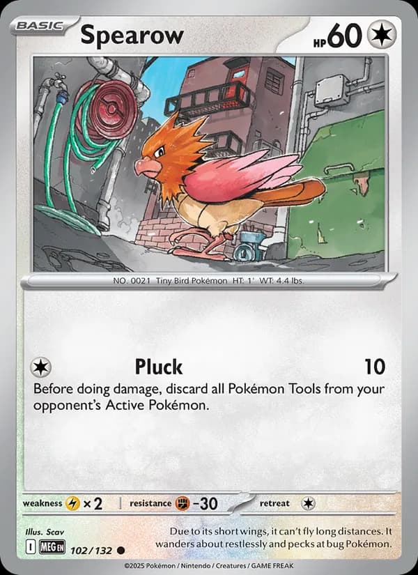 Spearow 102/132, Mega Evolution