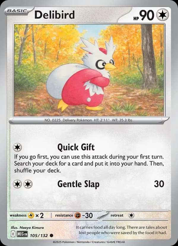 Delibird 105/132, Mega Evolution