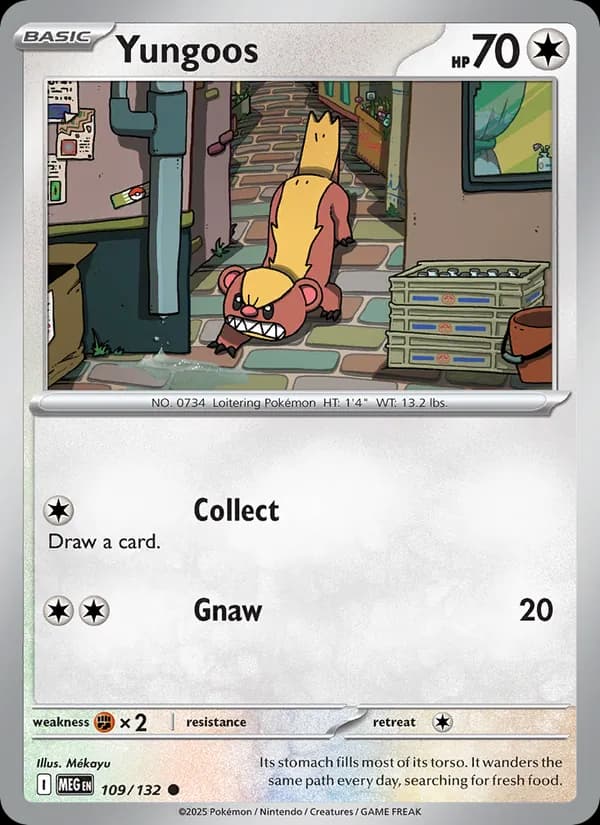 Yungoos 109/132, Mega Evolution