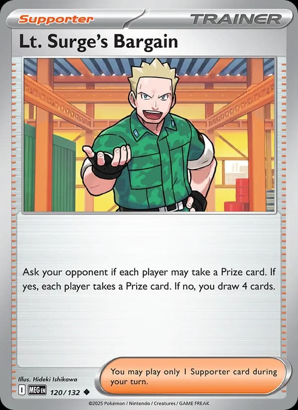 Lt. Surge's Bargain 120/132, Mega Evolution