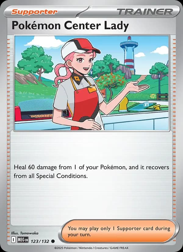 Pokémon Center Lady 123/132, Mega Evolution