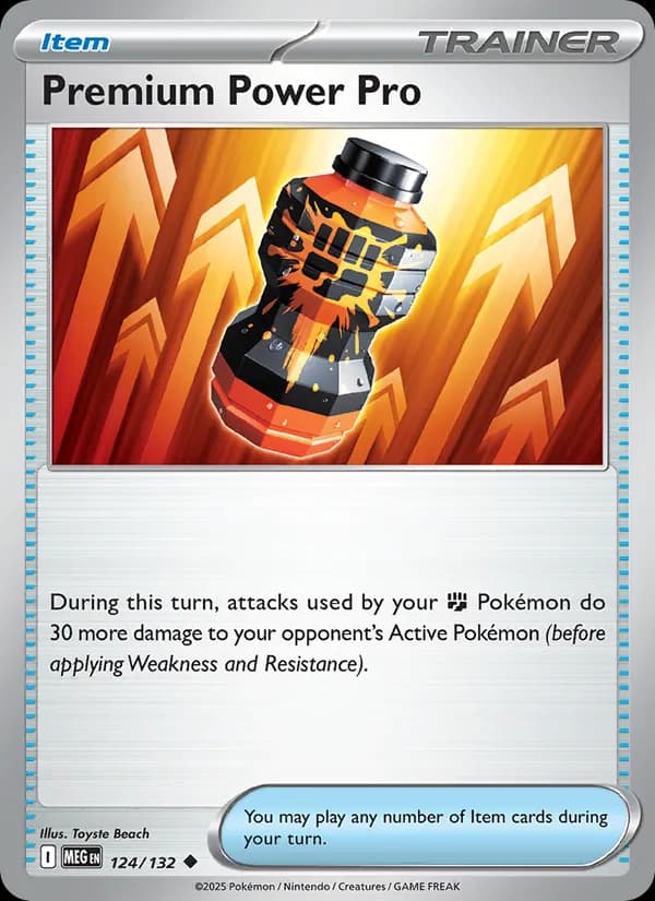 Premium Power Pro 124/132, Mega Evolution