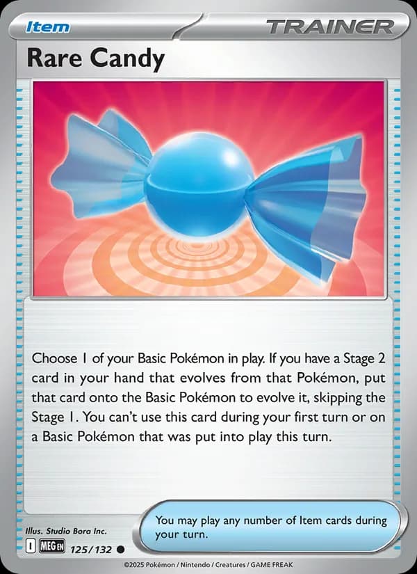 Rare Candy 125/132, Mega Evolution