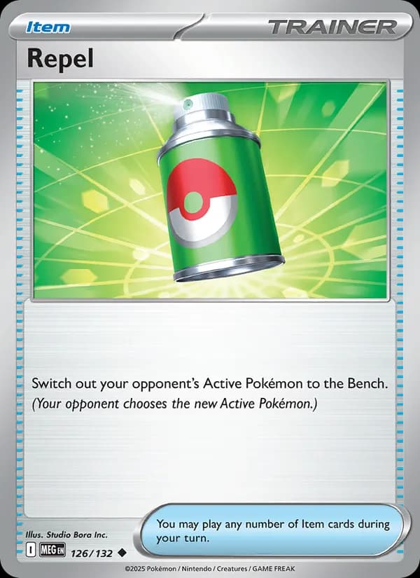 Repel 126/132, Mega Evolution