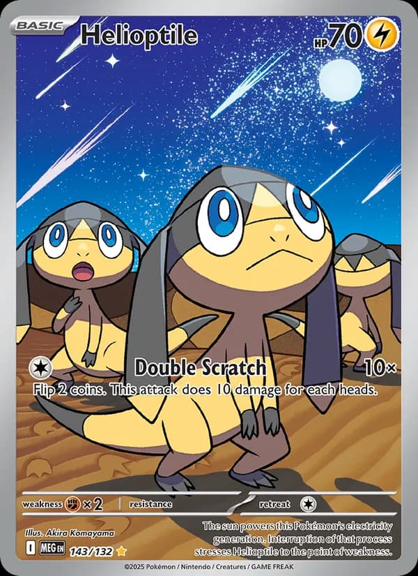 Helioptile 143/132, Mega Evolution