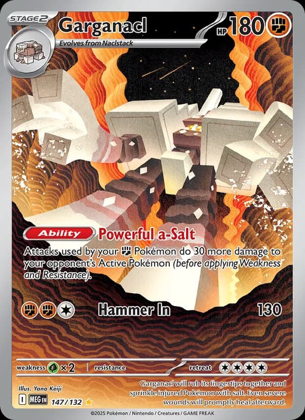Garganacl 147/132, Mega Evolution