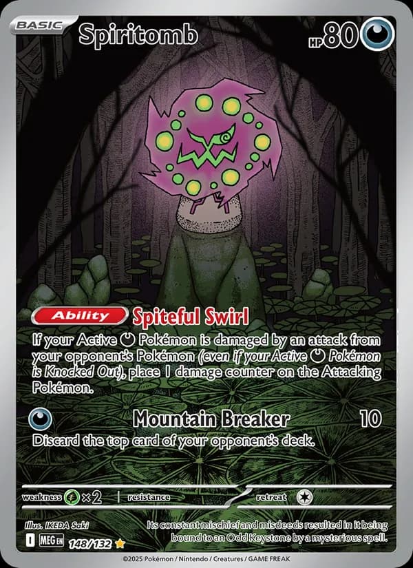 Spiritomb 148/132, Mega Evolution