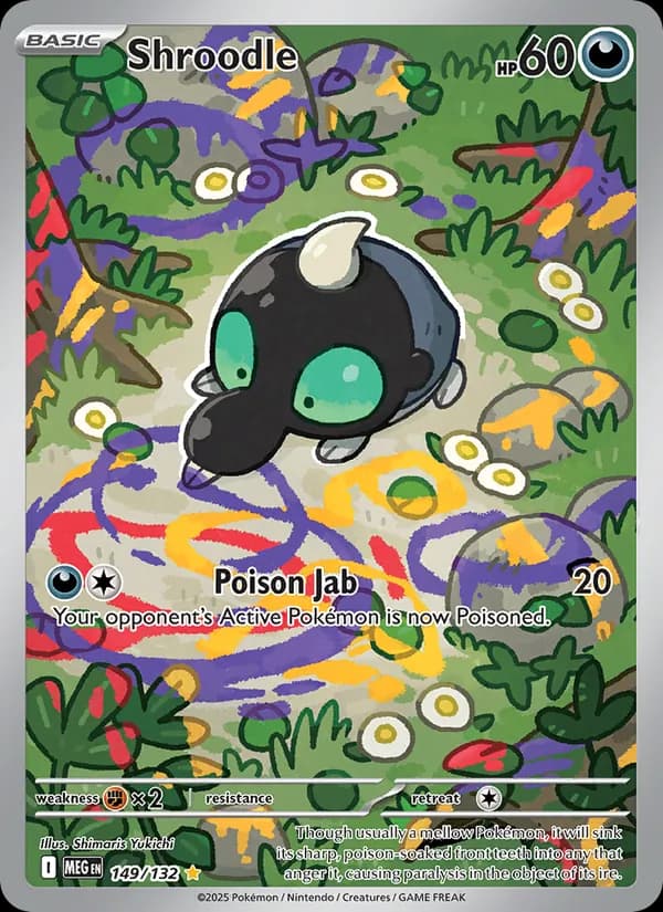 Shroodle 149/132, Mega Evolution