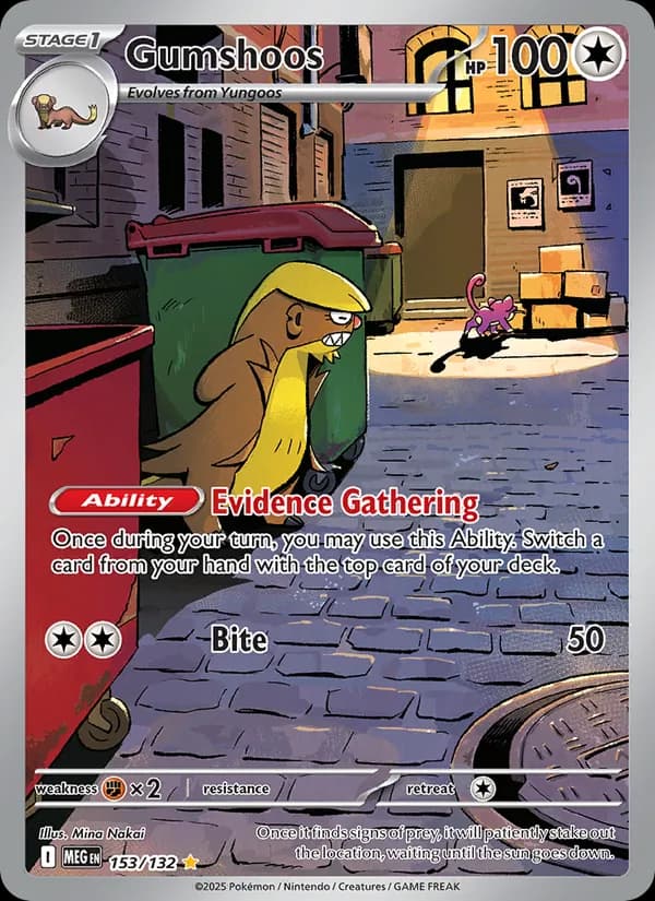 Gumshoos 153/132, Mega Evolution