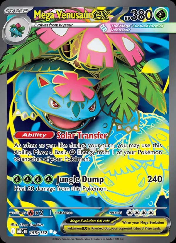 Mega Venusaur ex 155/132, Mega Evolution