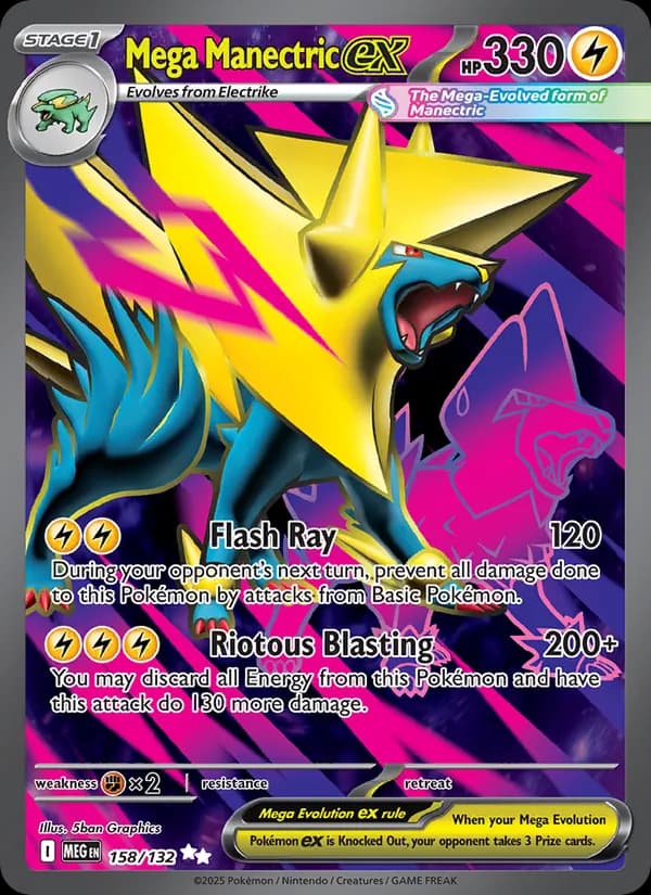 Mega Manectric ex 158/132, Mega Evolution