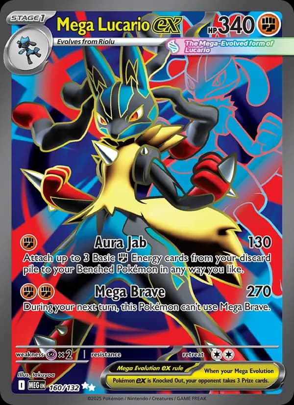 Mega Lucario ex 160/132, Mega Evolution