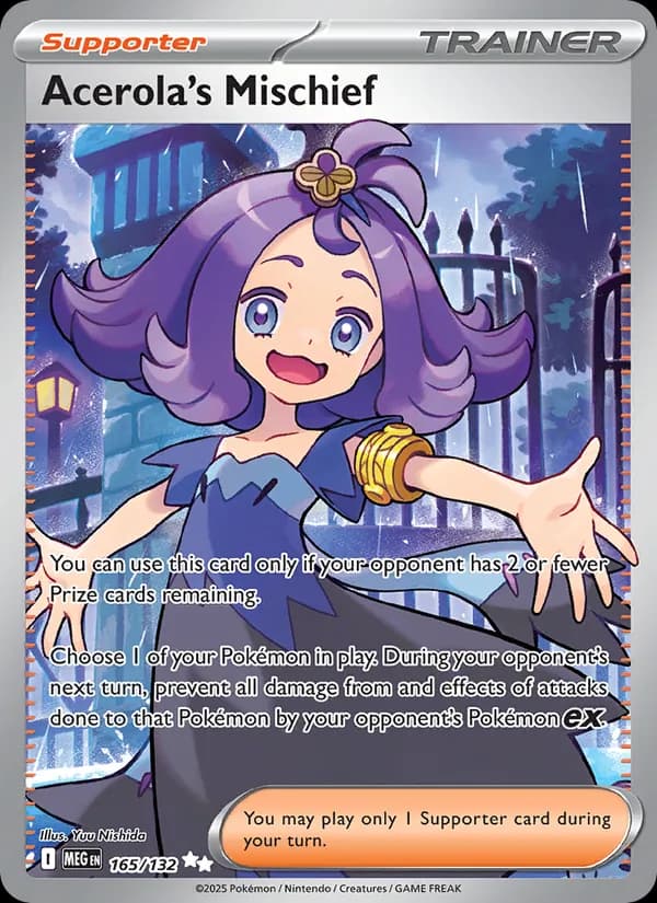 Acerola's Mischief 165/132, Mega Evolution