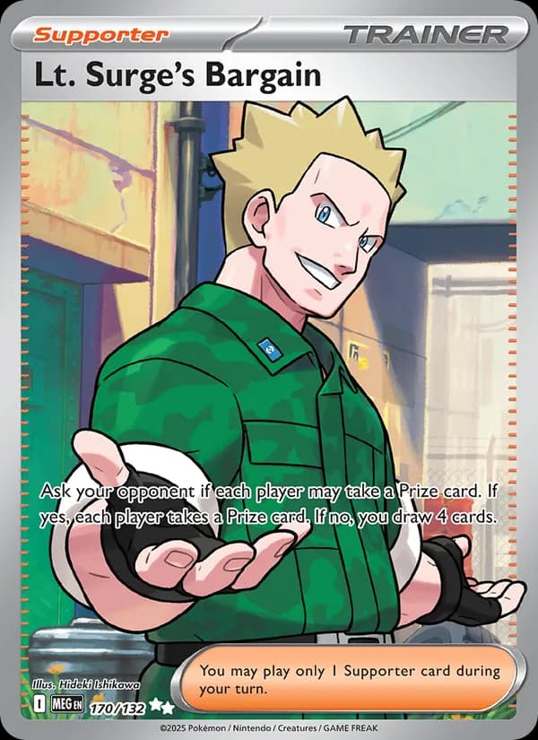 Lt. Surge's Bargain 170/132, Mega Evolution
