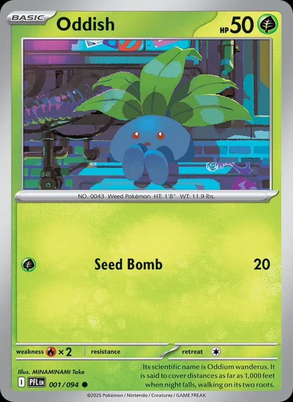 Oddish 001/94, Phantasmal Flames