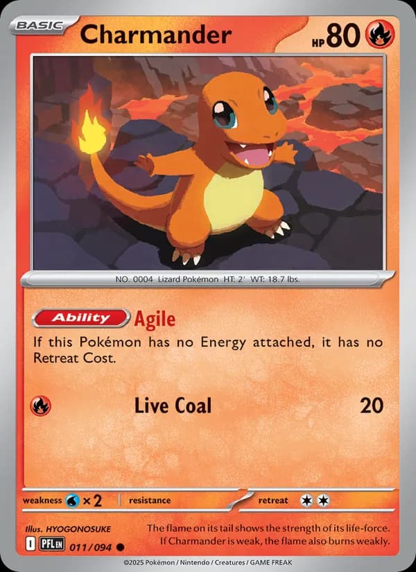 Charmander 011/94, Phantasmal Flames