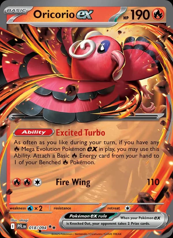 Oricorio ex 018/94, Phantasmal Flames