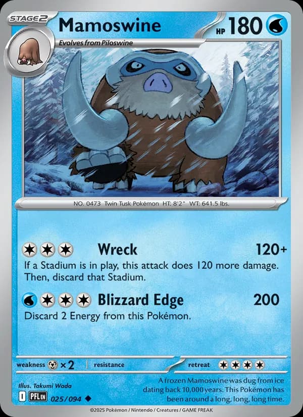 Mamoswine 025/94, Phantasmal Flames