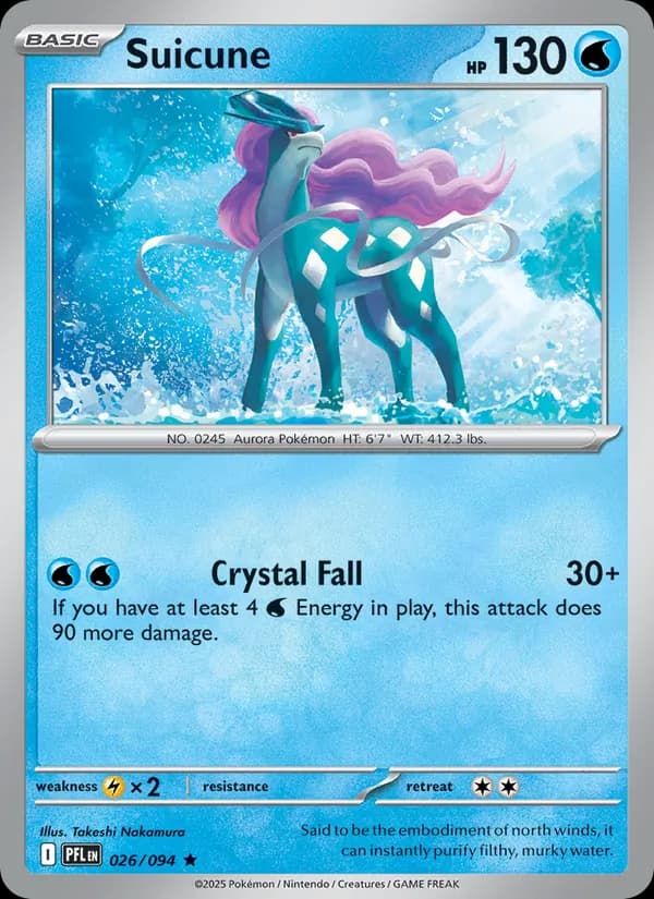 Suicune 026/94, Phantasmal Flames