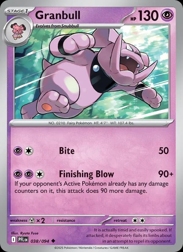 Granbull 038/94, Phantasmal Flames