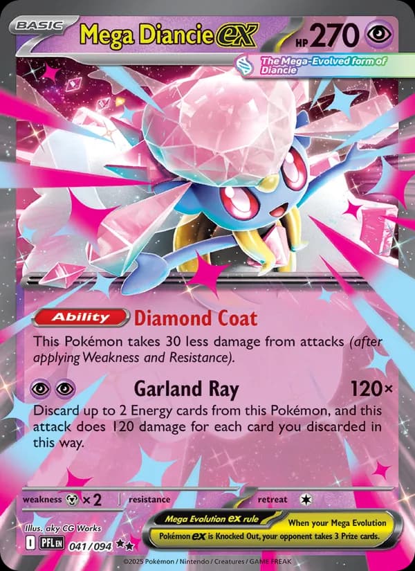 Mega Diancie ex 041/94, Phantasmal Flames