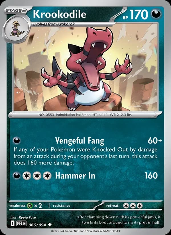 Krookodile 066/94, Phantasmal Flames