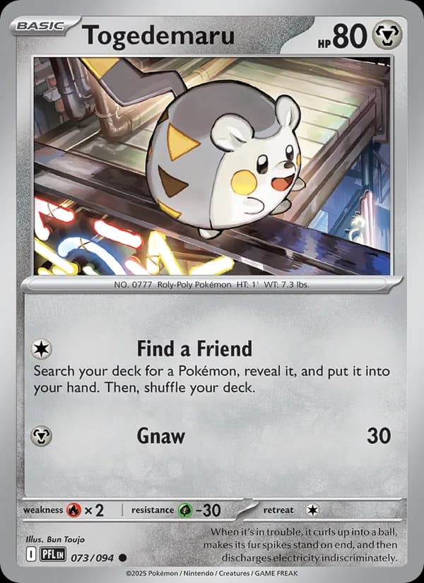 Togedemaru 073/94, Phantasmal Flames