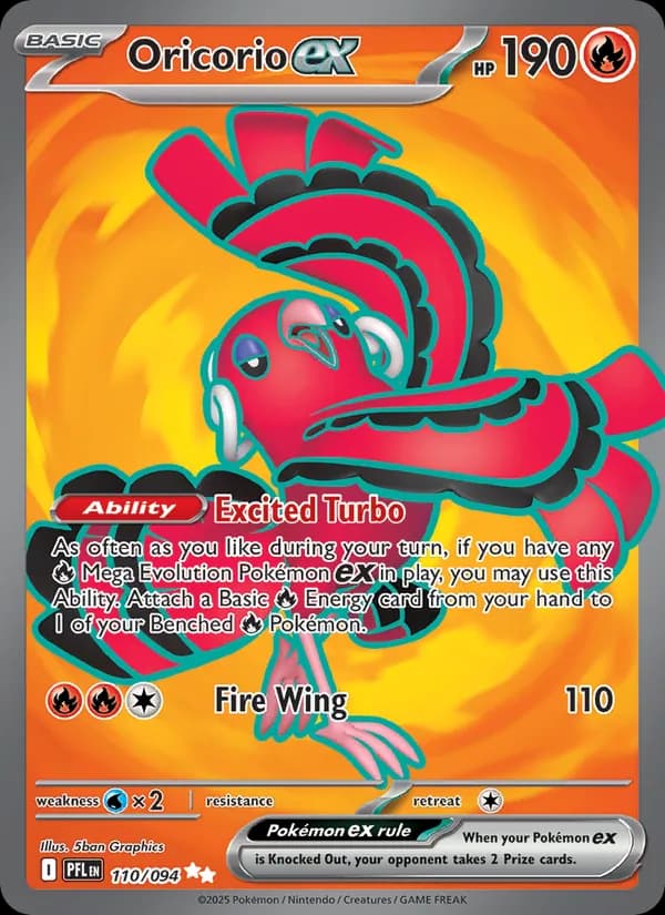 Oricorio ex 110/94, Phantasmal Flames