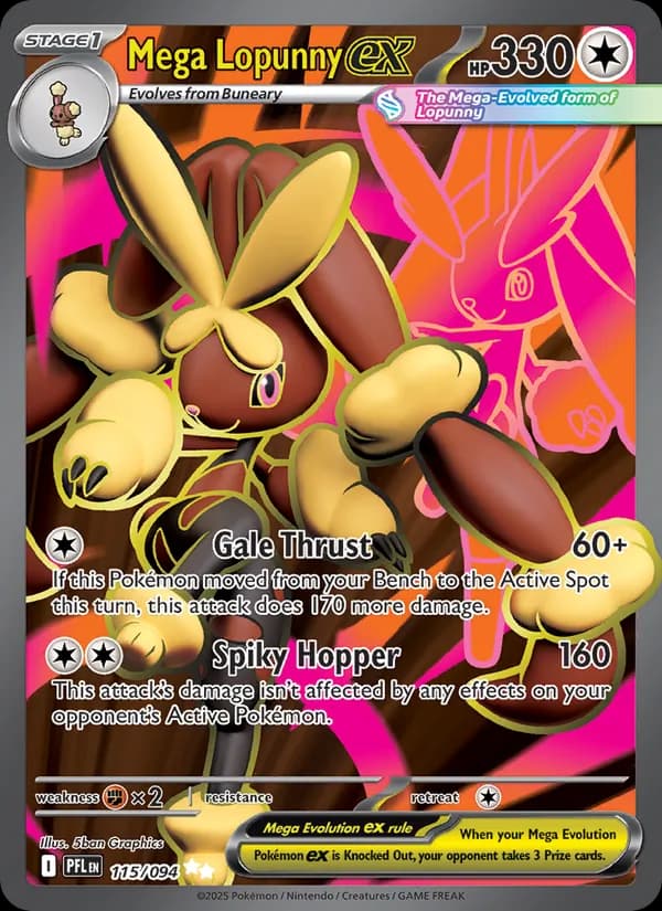 Mega Lopunny ex 115/94, Phantasmal Flames