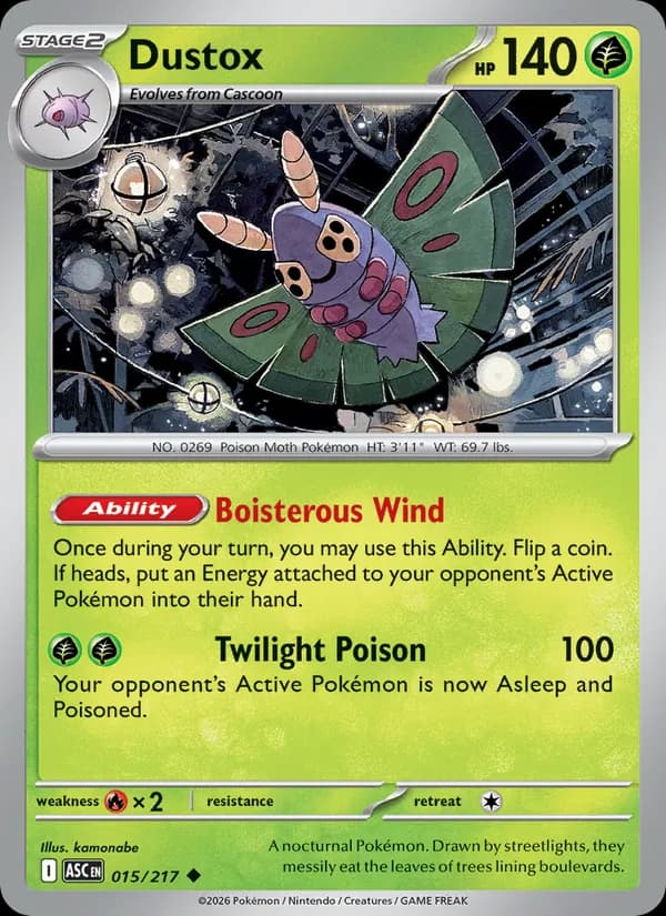 Dustox 015/217, Ascended Heroes