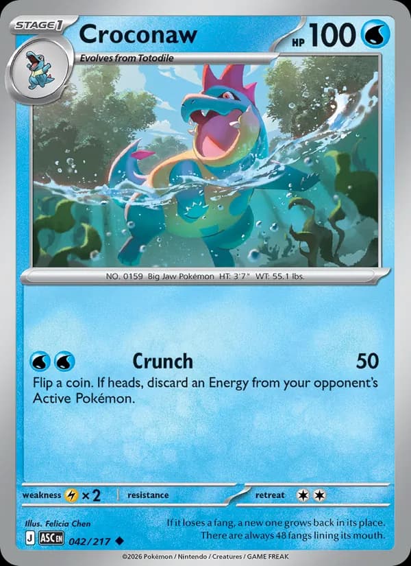 Croconaw 042/217, Ascended Heroes
