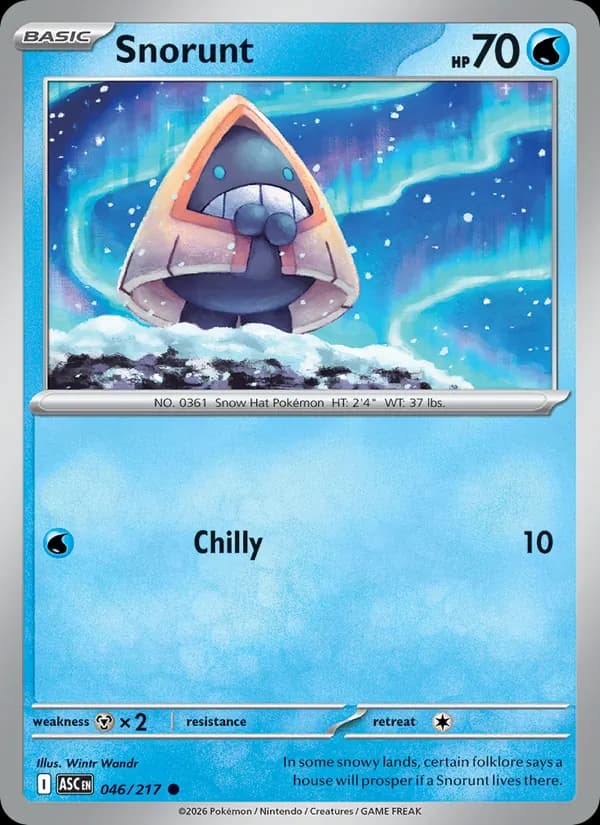 Snorunt 046/217, Ascended Heroes