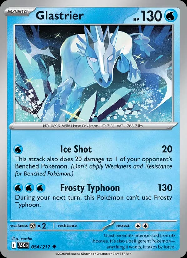 Glastrier 054/217, Ascended Heroes