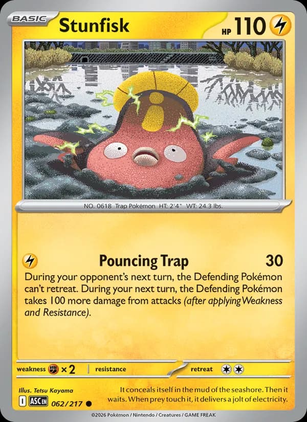 Stunfisk 062/217, Ascended Heroes