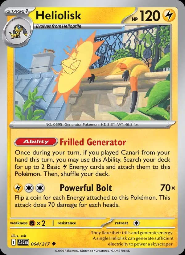 Heliolisk 064/217, Ascended Heroes