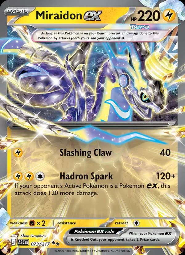 Miraidon ex 073/217, Ascended Heroes