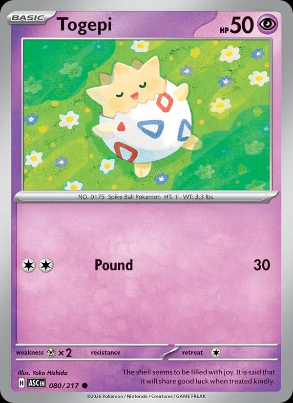 Togepi 080/217, Ascended Heroes