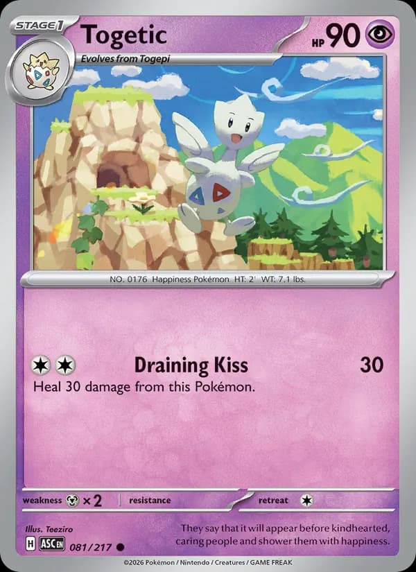 Togetic 081/217, Ascended Heroes