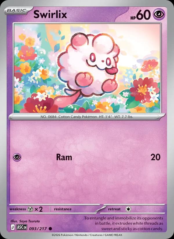 Swirlix 093/217, Ascended Heroes