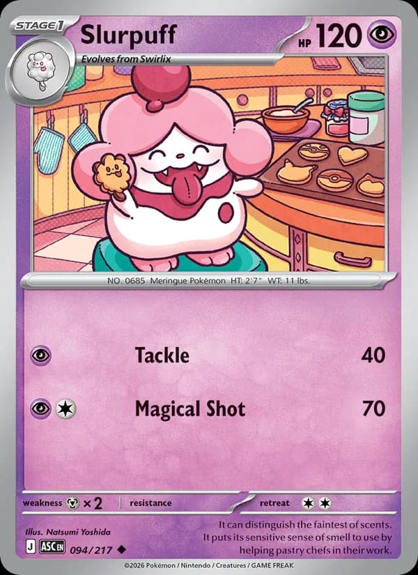Slurpuff 094/217, Ascended Heroes