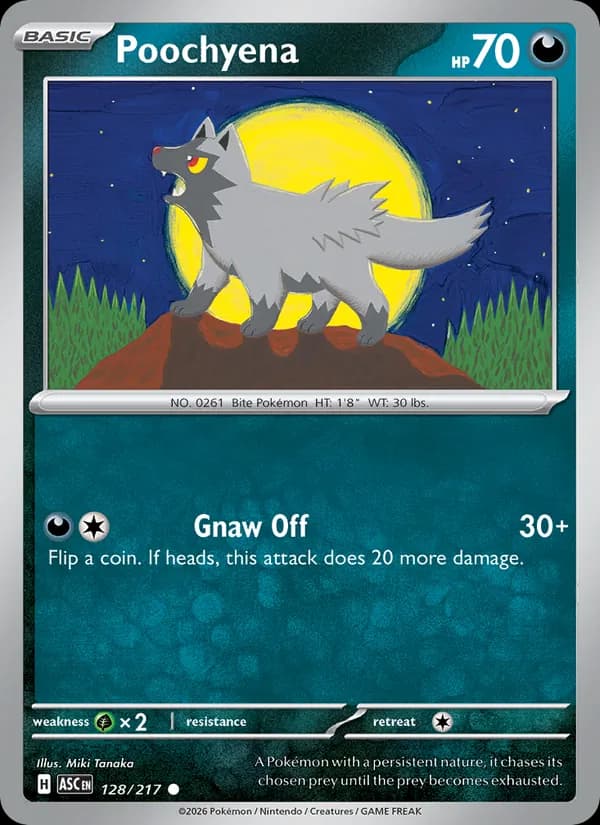 Poochyena 128/217, Ascended Heroes