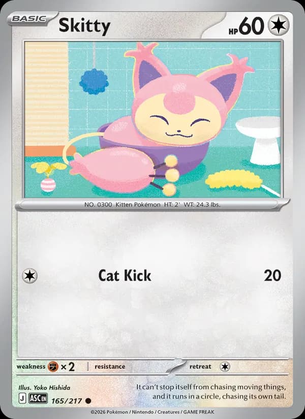 Skitty 165/217, Ascended Heroes