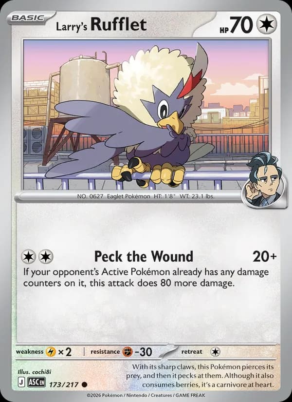 Larry's Rufflet 173/217, Ascended Heroes
