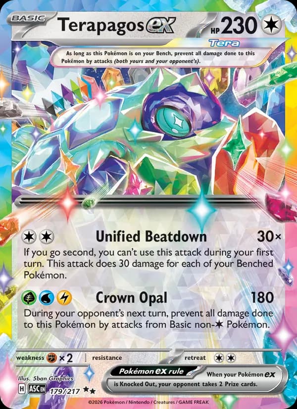 Terapagos ex 179/217, Ascended Heroes