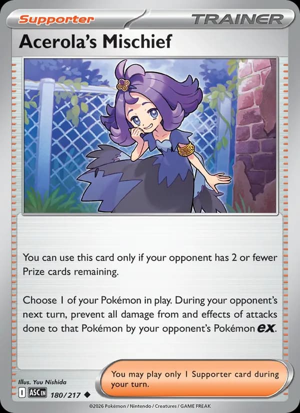 Acerola's Mischief 180/217, Ascended Heroes