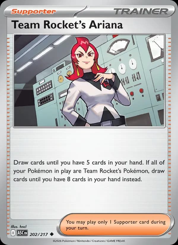 Team Rocket's Ariana 202/217, Ascended Heroes
