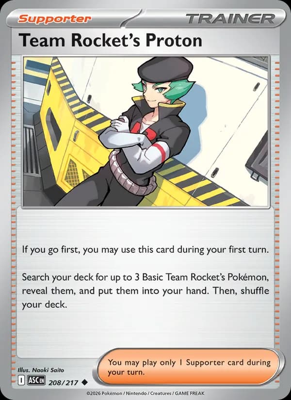 Team Rocket's Proton 208/217, Ascended Heroes